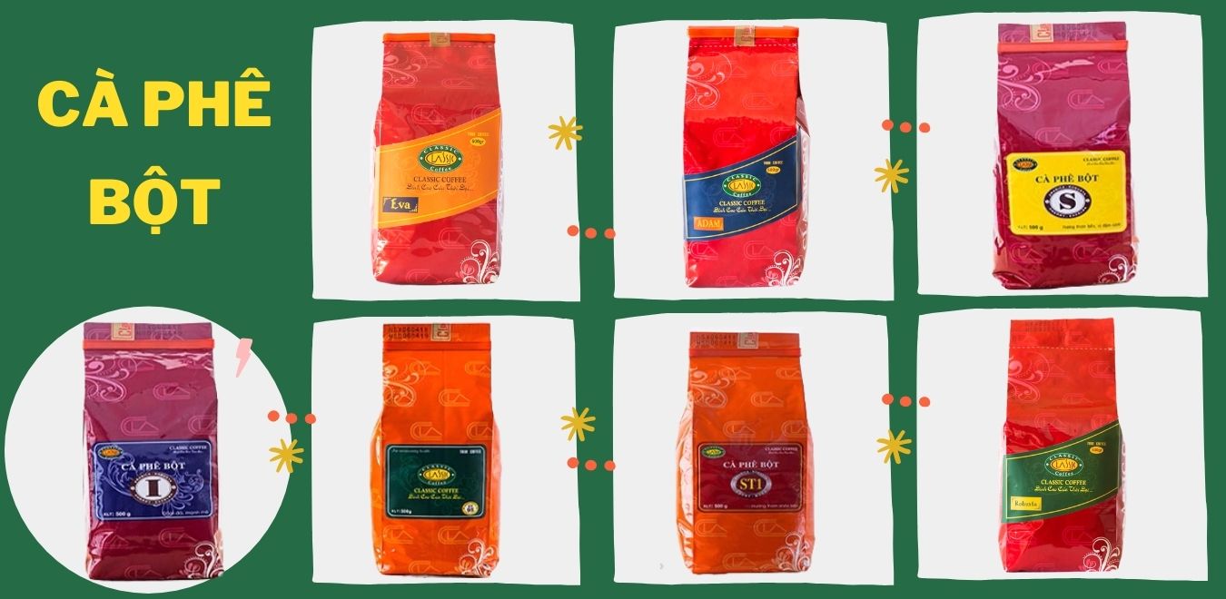 Cà phê bột Classic Coffee nguyên chất