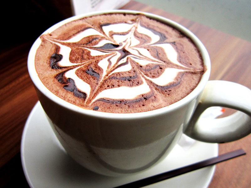 Chinh phục  món cà phê “Mocha” nóng  lạnh