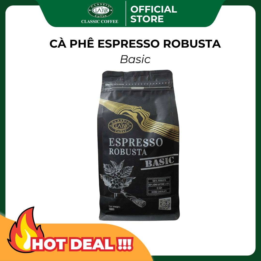 Classic Espresso Robusta Basic 500g